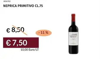 Prezzemolo e Vitale Neprica primitivo offerta