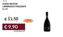 Prezzemolo e Vitale Oinoe mestor lambrusco frizzante offerta