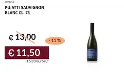 Prezzemolo e Vitale Puiatti sauvignon blanc offerta