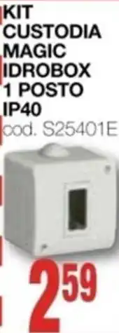 Mondo Brico BTICINO Kit custodia magic idrobox 1 posto ip40 offerta
