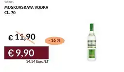 Prezzemolo e Vitale Moskovskaya vodka offerta