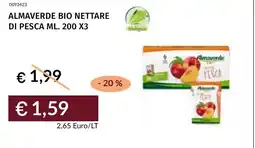 Prezzemolo e Vitale Almaverde bio nettare di pesca offerta