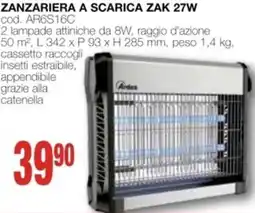 Mondo Brico ARDES Zanzariera a scarica zak 27w offerta