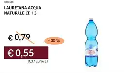 Prezzemolo e Vitale Lauretana acqua naturale offerta