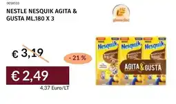 Prezzemolo e Vitale Nestle nesquik agita & gusta offerta