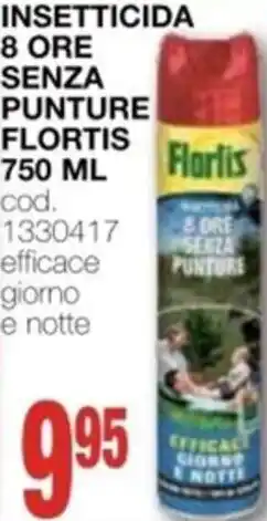 Mondo Brico Insetticida 8 ore senza punture FLORTIS offerta