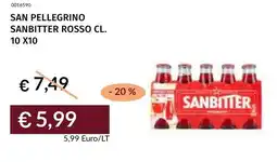 Prezzemolo e Vitale San pellegrino sanbitter rosso offerta
