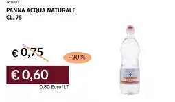 Prezzemolo e Vitale Panna acqua naturale offerta