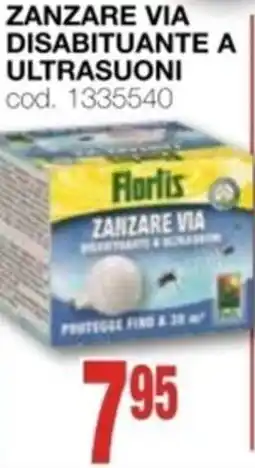 Mondo Brico FLORTIS Zanzare via disabituante a ultrasuoni offerta