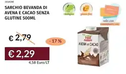 Prezzemolo e Vitale Sarchio bevanda di avena e cacao senza glutine offerta