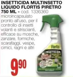 Mondo Brico Insetticida multinsetto liquido FLORTIS piretro offerta