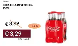 Prezzemolo e Vitale Coca cola in vetro offerta