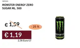 Prezzemolo e Vitale Monster energy zero sugar offerta