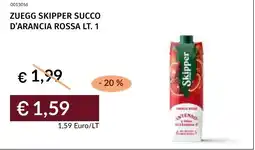 Prezzemolo e Vitale Zuegg skipper succo d'arancia rossa offerta