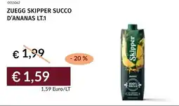 Prezzemolo e Vitale Zuegg skipper succo d'ananas offerta