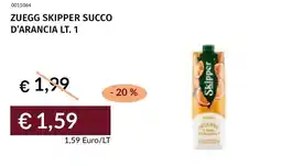 Prezzemolo e Vitale Zuegg skipper succo d'arancia offerta