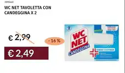 Prezzemolo e Vitale Wc net tavoletta con candeggina x 2 offerta