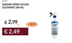 Prezzemolo e Vitale Quasar spray accaio lucidante offerta