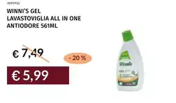 Prezzemolo e Vitale Winni's gel lavastoviglia all in one antiodore offerta