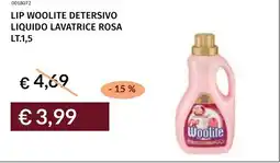Prezzemolo e Vitale Lip woolite detersivo liquido lavatrice rosa offerta