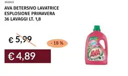 Prezzemolo e Vitale Ava detersivo lavatrice esplosione primavera offerta