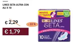 Prezzemolo e Vitale Lines seta ultra con ali x 10 offerta