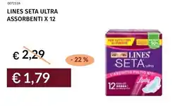 Prezzemolo e Vitale Lines seta ultra assorbenti x 12 offerta