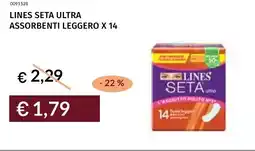 Prezzemolo e Vitale Lines seta ultra assorbenti leggero x 14 offerta