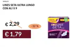 Prezzemolo e Vitale Lines seta ultra lungo con ali x 9 offerta