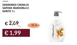 Prezzemolo e Vitale Dermomed crema di sapone mandorla e karite offerta