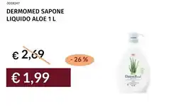 Prezzemolo e Vitale Dermomed sapone liquido aloe offerta