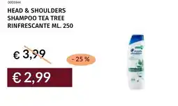 Prezzemolo e Vitale Head & shoulders shampoo tea tree rinfrescante offerta