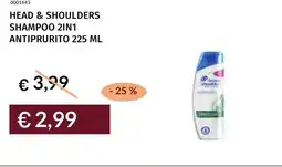 Prezzemolo e Vitale Head & shoulders shampoo 2in1 antiprurito offerta