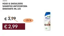 Prezzemolo e Vitale Head & shoulders shampoo antiforfora idratante offerta