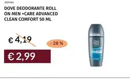 Prezzemolo e Vitale Dove deodorante roll on men +care advanced clean comfort offerta