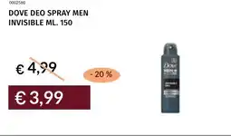 Prezzemolo e Vitale Dove deo spray men invisible offerta