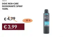 Prezzemolo e Vitale Dove men+care deodorante spray offerta