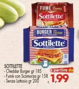 Despar SOTTILETTE Cheddar Burger offerta