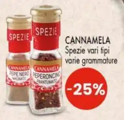 Despar CANNAMELA Spezie vari tipi varie grammature offerta