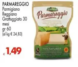 Despar PARMAREGGIO Parmigiano Reggiano Grattuggiato 30 mesi offerta