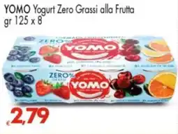 Despar YOMO Yogurt Zero Grassi alla Frutta offerta
