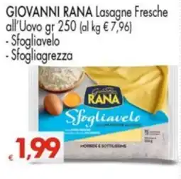 Despar GIOVANNI RANA Lasagne Fresche all'Uovo offerta