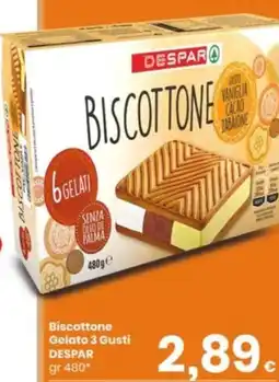 Despar Biscottone Gelato 3 Gusti DESPAR offerta