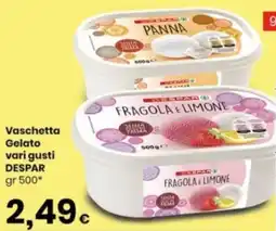 Despar Vaschetta Gelato vari gusti DESPAR offerta