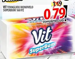 Il Genio Supermercato Vit tovaglioli monovelo superbum 160 pz offerta