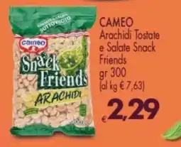 Despar CAMEO Arachidi Tostate e Salate Snack Friends offerta
