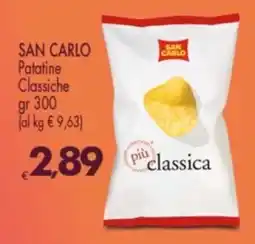Despar SAN CARLO Patatine Classiche offerta