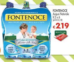 Despar FONTENOCE Acqua Naturale offerta