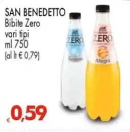 Despar SAN BENEDETTO Bibite Zero vari tipi offerta