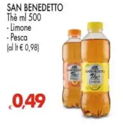 Despar SAN BENEDETTO Thè -Limone - Pesca offerta